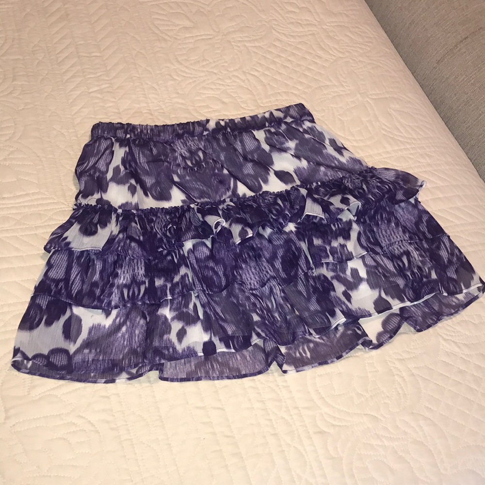 layered ruffle skirt